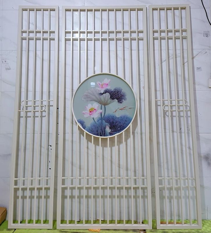 Metal Frame Structure Decorative Partitions Panels Screen Partitions