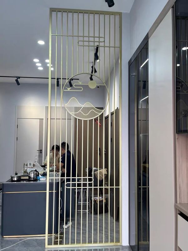 Metal Frame Structure Decorative Partitions Panels Screen Partitions