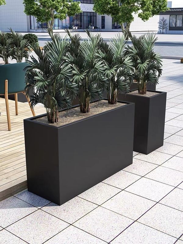 Custom Size unique Stainless Steel Flowerpot High Rust Resistance